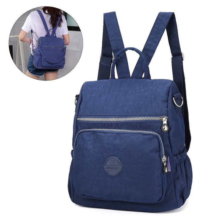 Women Multi-function Anti-Theft Waterproof Shoulder Bag Mummy Backpack Shopping Date Image 10