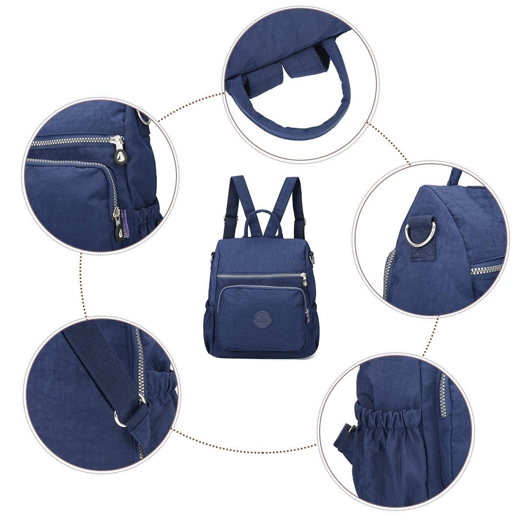 Women Multi-function Anti-Theft Waterproof Shoulder Bag Mummy Backpack Shopping Date Image 11