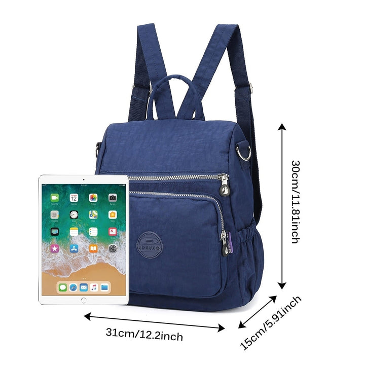 Women Multi-function Anti-Theft Waterproof Shoulder Bag Mummy Backpack Shopping Date Image 12