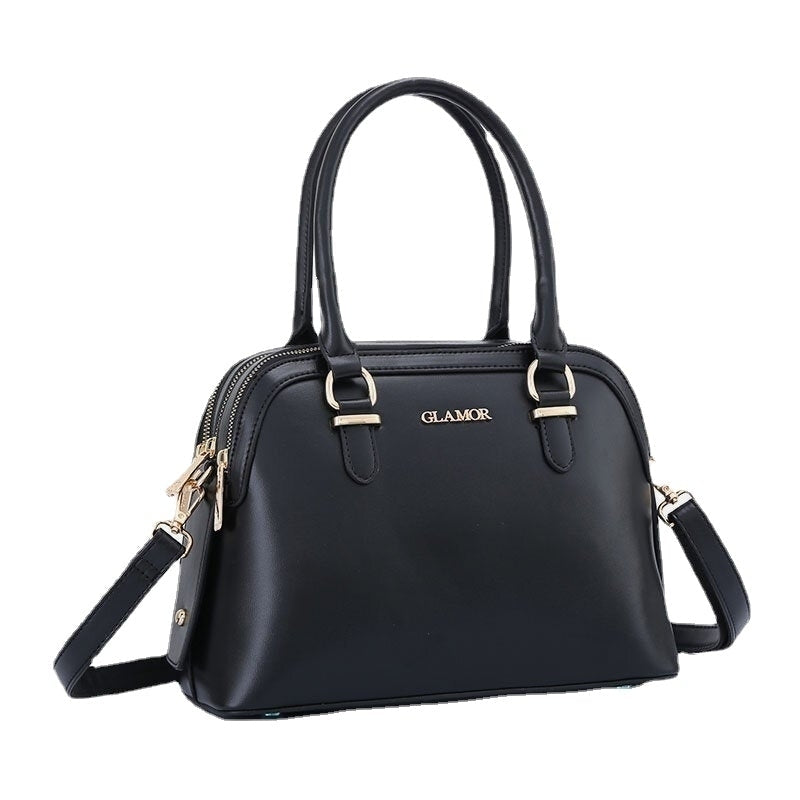 Women PU Leather Multi-compartment Large Capacity Crossbody Handbag Shoulder Bag Image 2