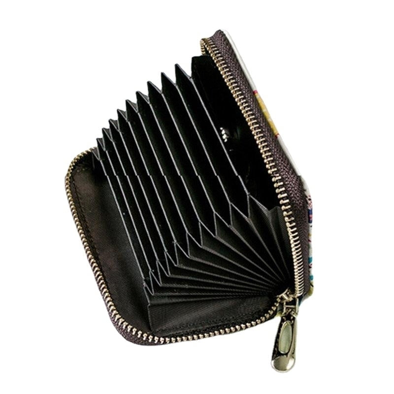 women pu leather rfid anti theft organ design multi card slot mini cute purse Image 2