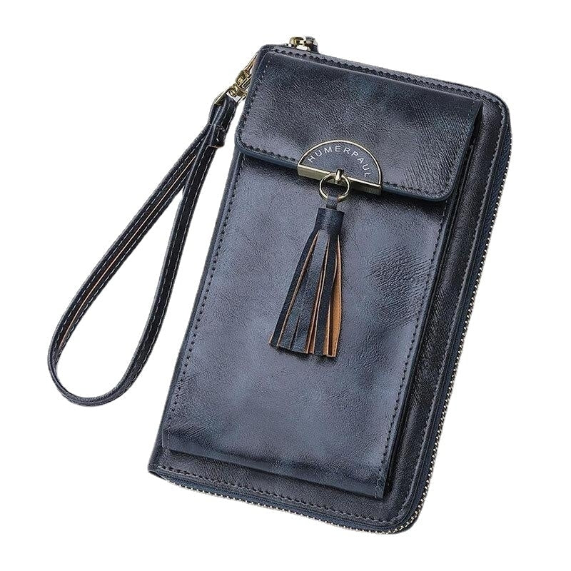 Women RFID Anti-theft Multifunction Crossbody Multi-card Slots Wallet Clutch Phone Bag Image 8