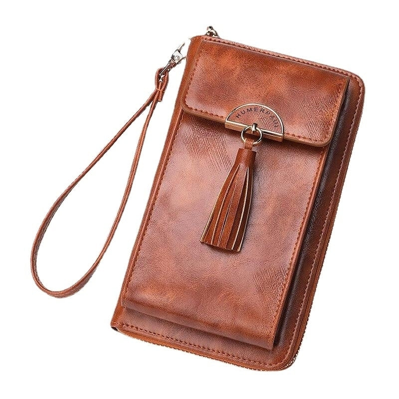 Women RFID Anti-theft Multifunction Crossbody Multi-card Slots Wallet Clutch Phone Bag Image 10