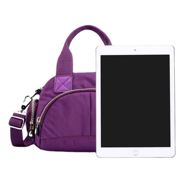 women water resistant nylon shoulder bag travel casual handbag Image 2