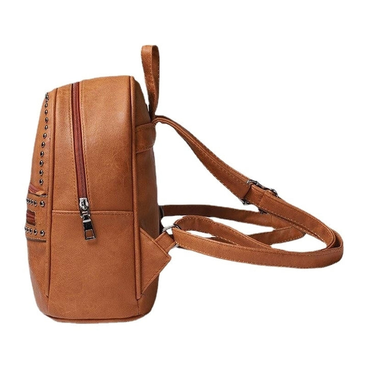 Women Waterproof Backpack Casual Travel Large Capacity Wear-resistant Shoulder Bag Image 2
