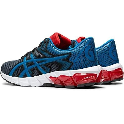 ASICS Kids Gel-Quantum 90 2 Grade School Running Shoes Carrier Grey/Directoire Blue - 1024A038-022 US CARRIER Image 3