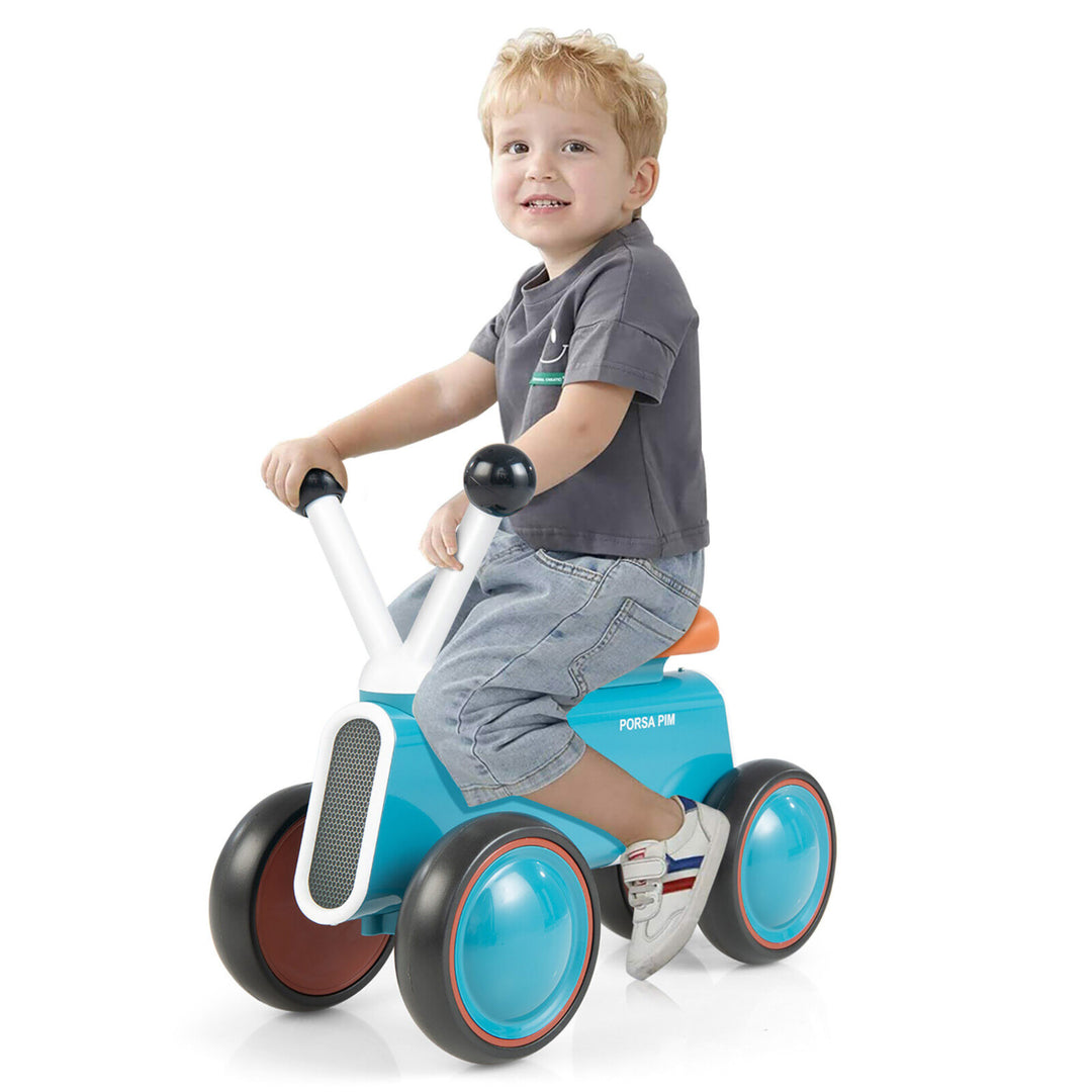 Baby Balance Bike for 10-24 Months Riding Toy No Pedal for Boys & Girls Blue Image 1