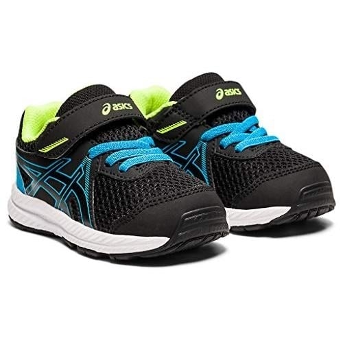 ASICS Toddlers Contend 7 Running Shoes Black/Digital Aqua - 1014A193-007 M US BLACK/DIGITAL AQUA Image 2