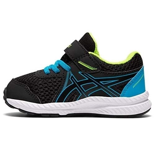 ASICS Toddlers Contend 7 Running Shoes Black/Digital Aqua - 1014A193-007 M US BLACK/DIGITAL AQUA Image 4