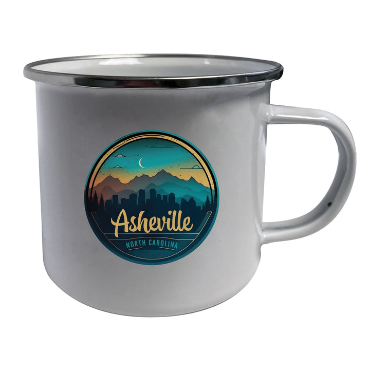 Asheville North Carolina Souvenir Tin Camper Coffee Mug Image 1