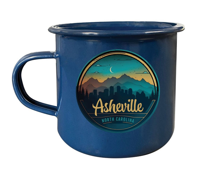 Asheville North Carolina Souvenir Tin Camper Coffee Mug Image 2