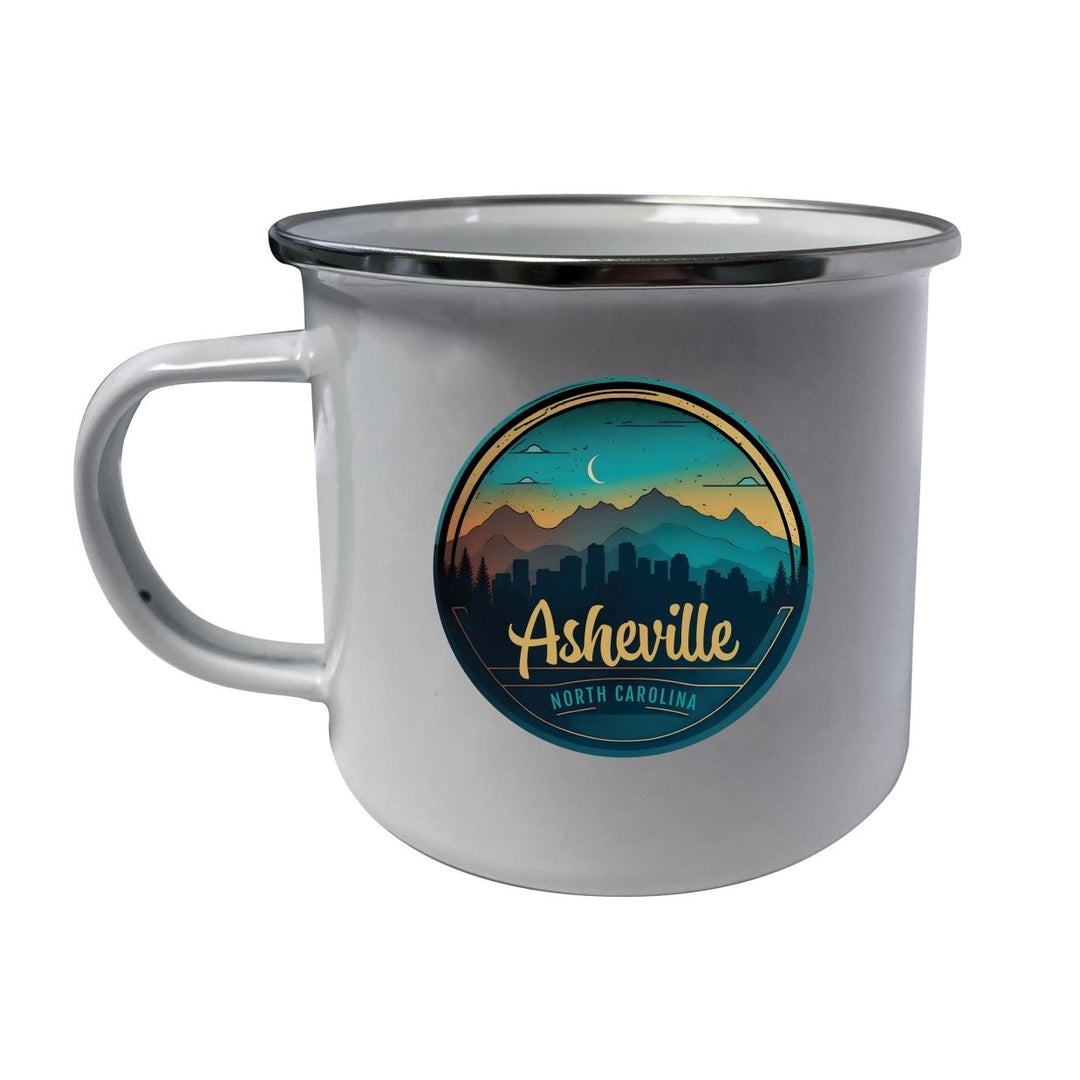 Asheville North Carolina Souvenir Tin Camper Coffee Mug Image 3