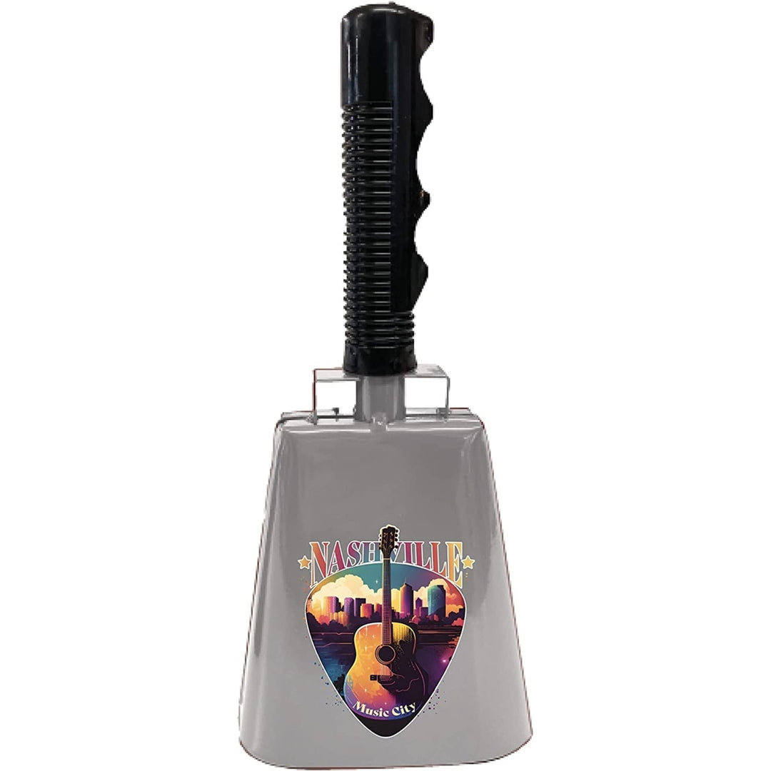 Nashville Tennessee Music City Souvenir Destination Cowbell Image 1