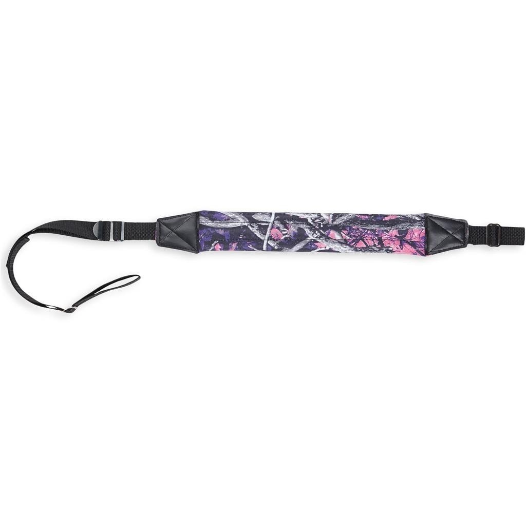 Bulldog Cases Muddy Girl Deluxe Padded Rifle Sling Camo/Black/Pink Image 1