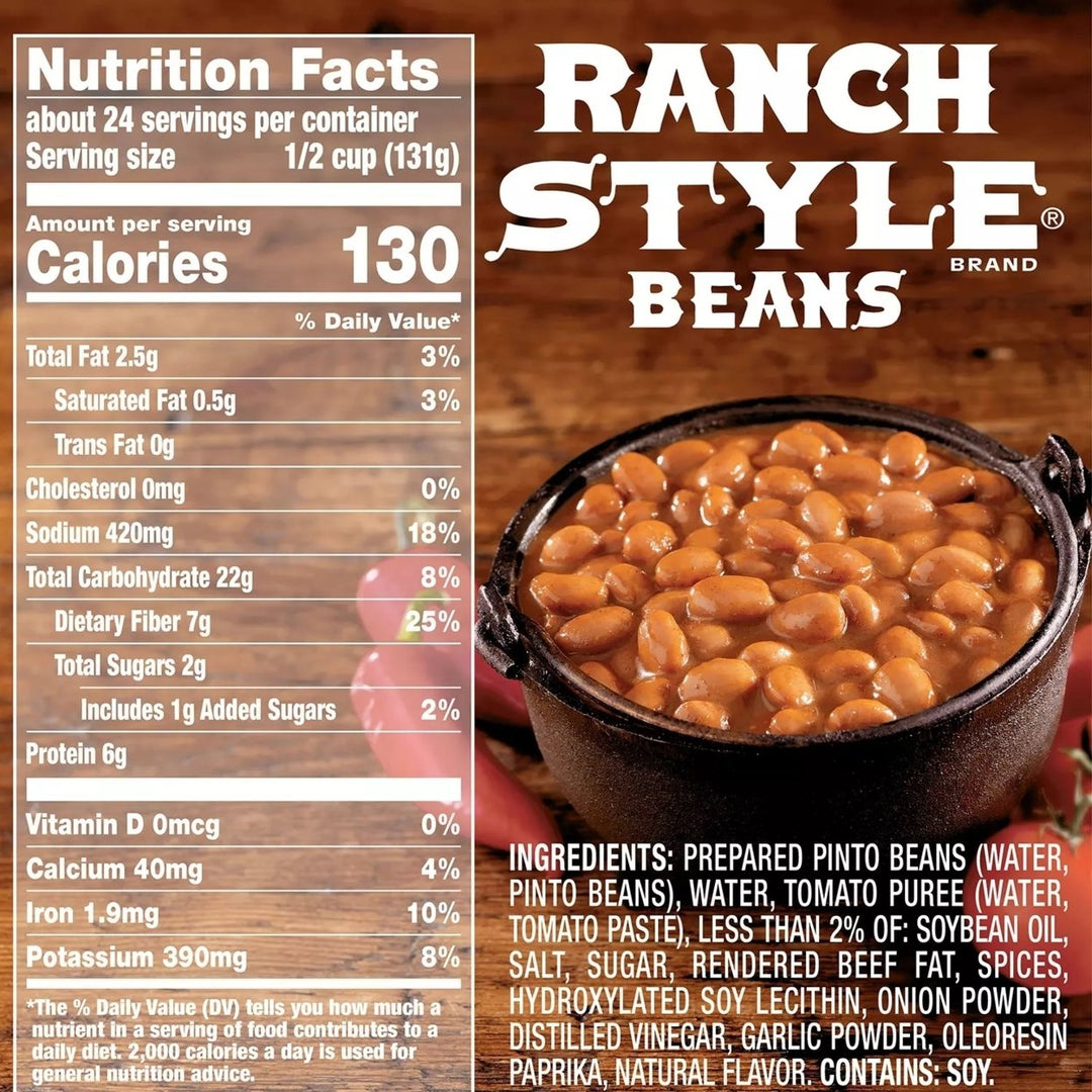 Ranch Style Brand Beans - 8/15 Ounce cans Image 2