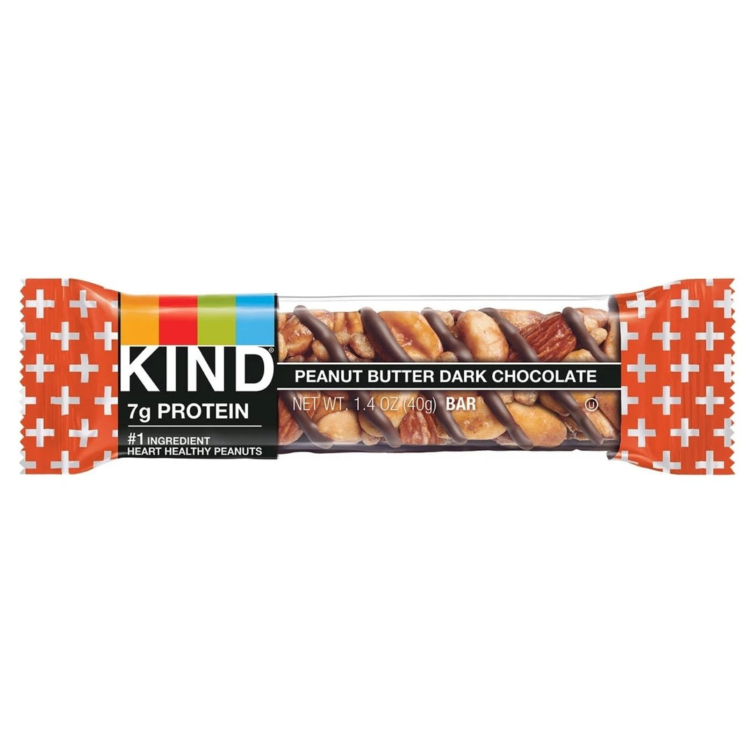 KIND Snack Bars Variety Pack: Dark Choco and Sea Salt P.B. Dark Chocolate (18 Ct) Image 4