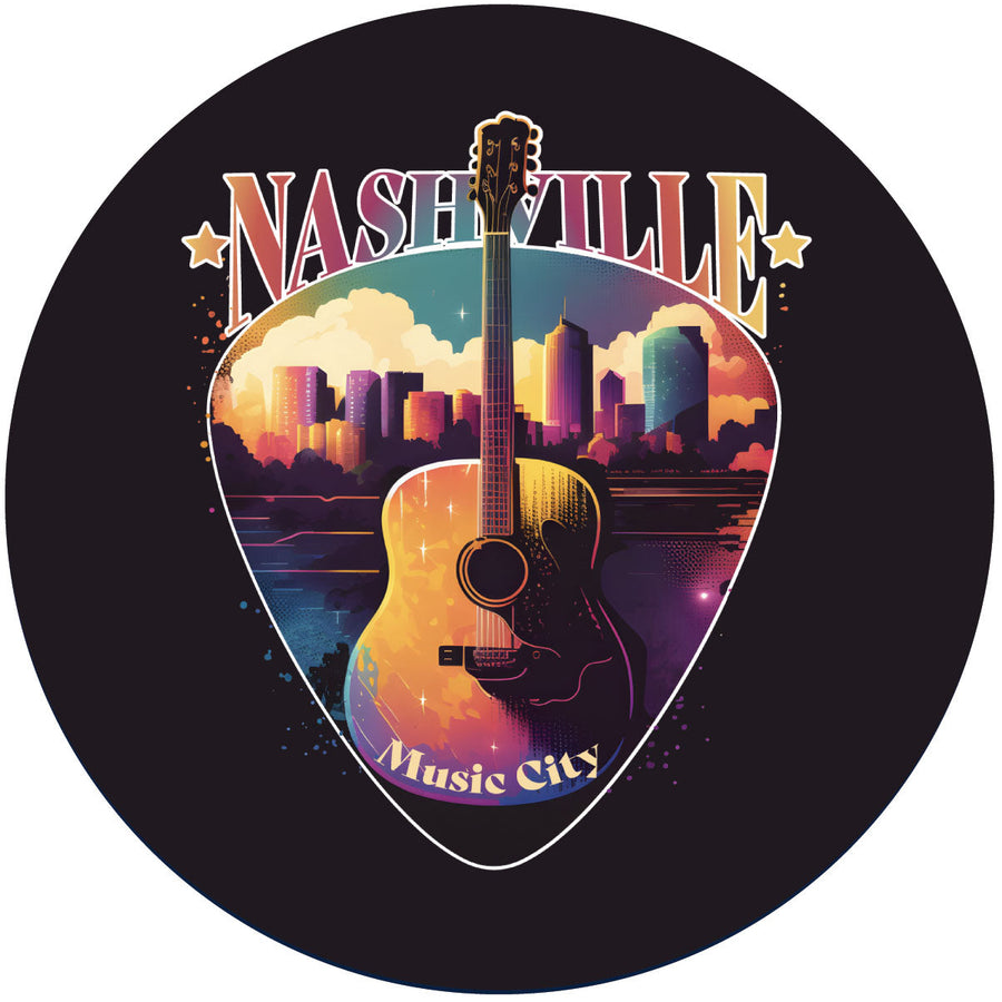 Nashville Tennessee Music City Souvenir Coaster Paper Image 1