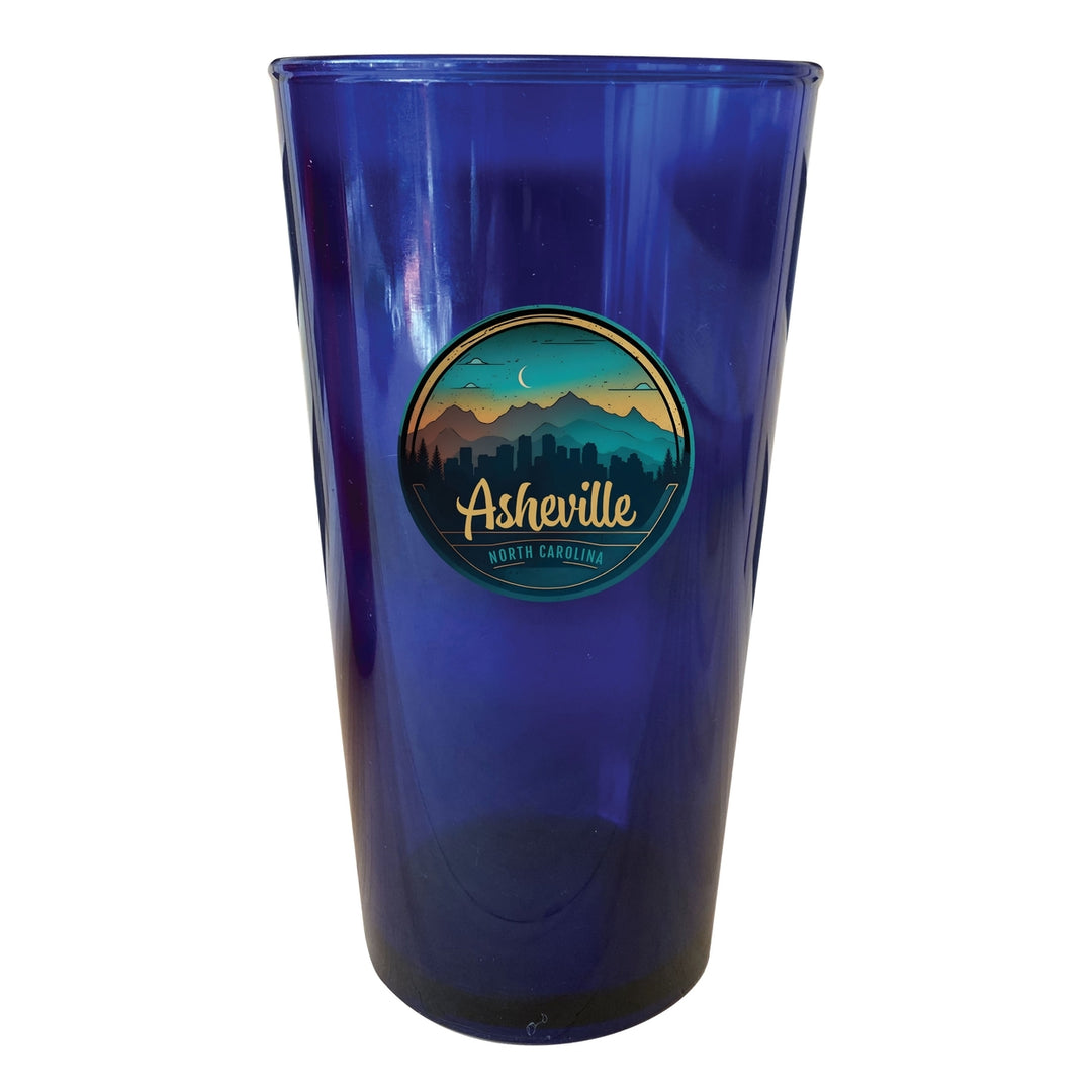 Asheville North Carolina Souvenir Plastic 16 oz Pint Image 1