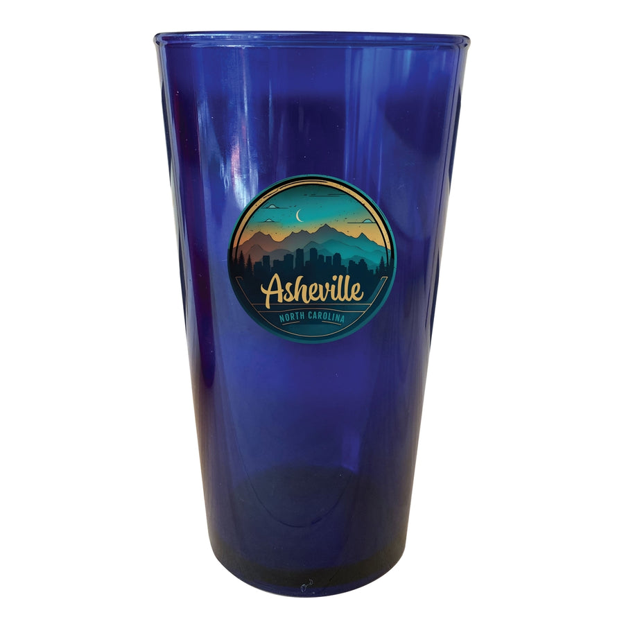 Asheville North Carolina Souvenir Plastic 16 oz Pint Image 1