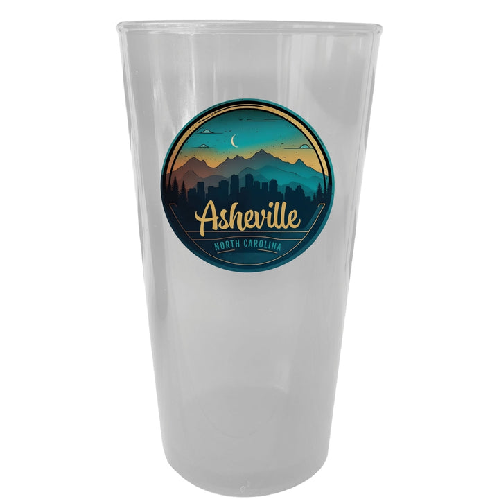 Asheville North Carolina Souvenir Plastic 16 oz Pint Image 2