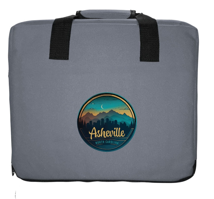 Asheville North Carolina Souvenir Destination Seat Cushion Image 3