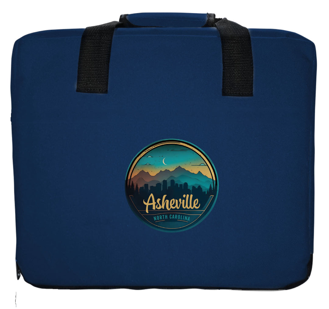 Asheville North Carolina Souvenir Destination Seat Cushion Image 4