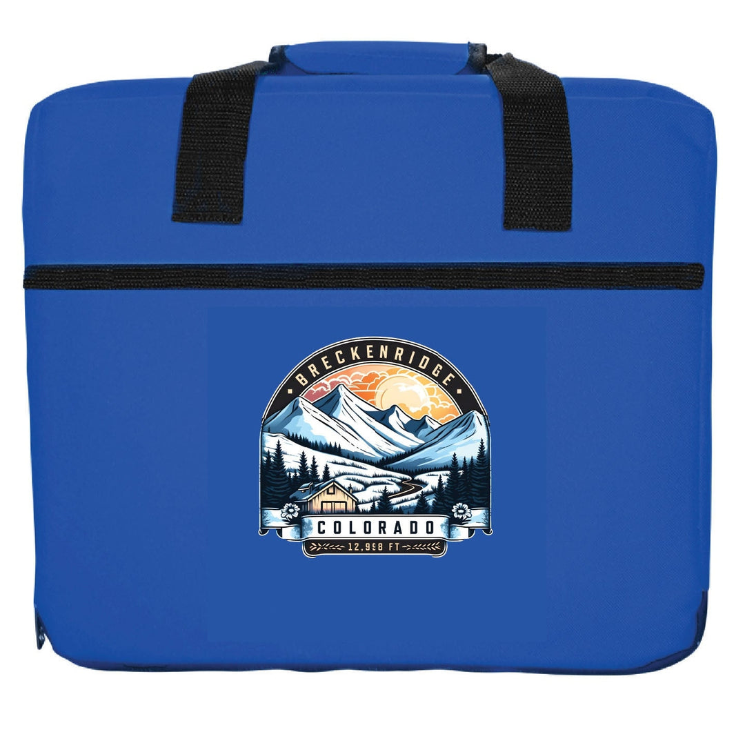 Breckenridge Colorado Souvenir Destination Seat Cushion Image 1