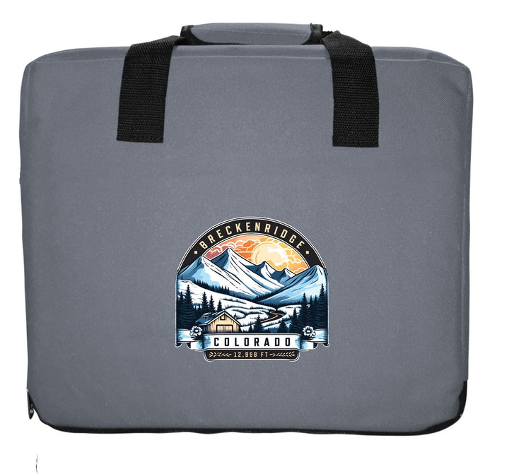 Breckenridge Colorado Souvenir Destination Seat Cushion Image 2