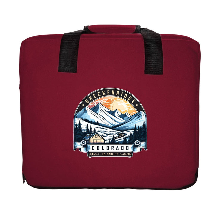 Breckenridge Colorado Souvenir Destination Seat Cushion Image 3