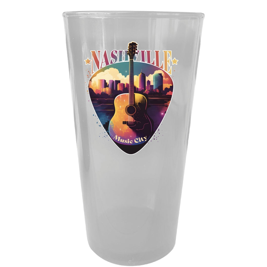 Nashville Tennessee Music City Souvenir Plastic 16 oz Pint Image 2