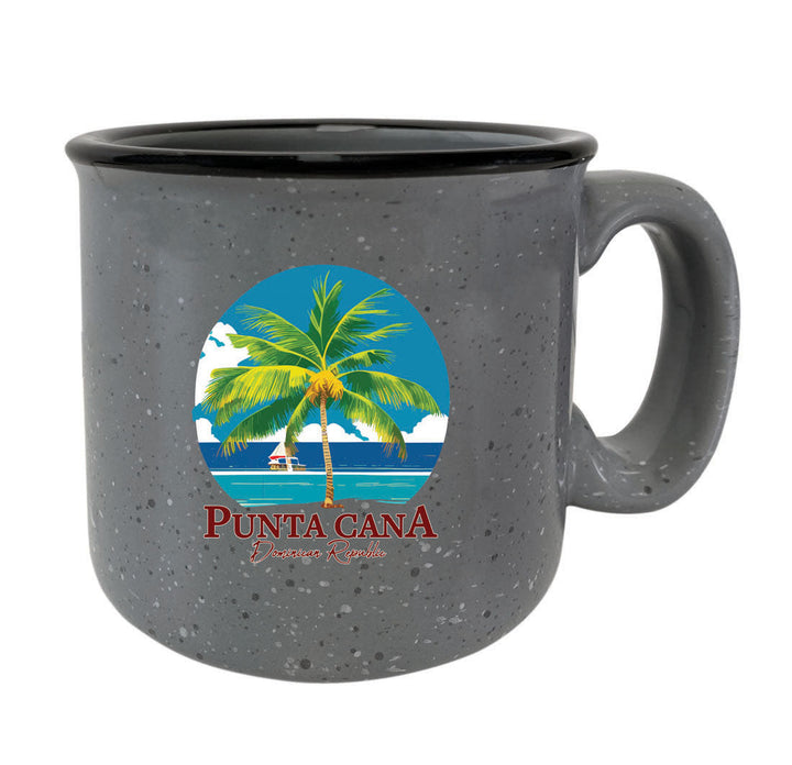 Punta Cana Dominican Republic Souvenir 16 oz Ceramic Camping Mug PALM Image 1