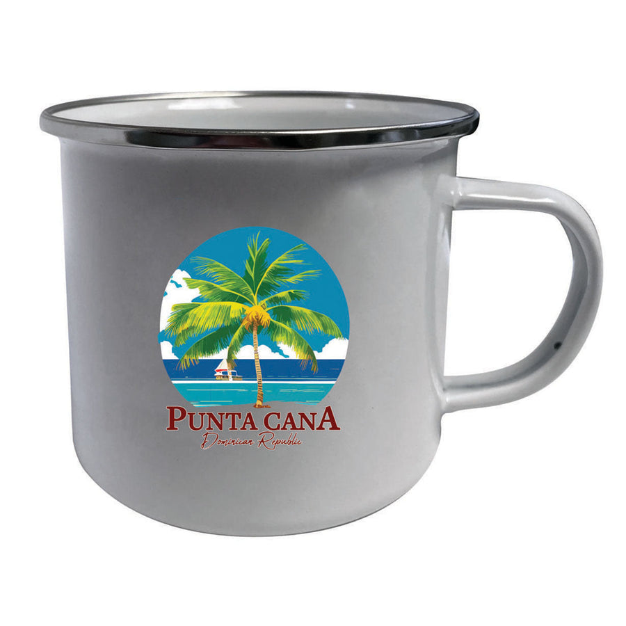 Punta Cana Dominican Republic Souvenir 12oz Tin Camper Coffee Mug Image 1