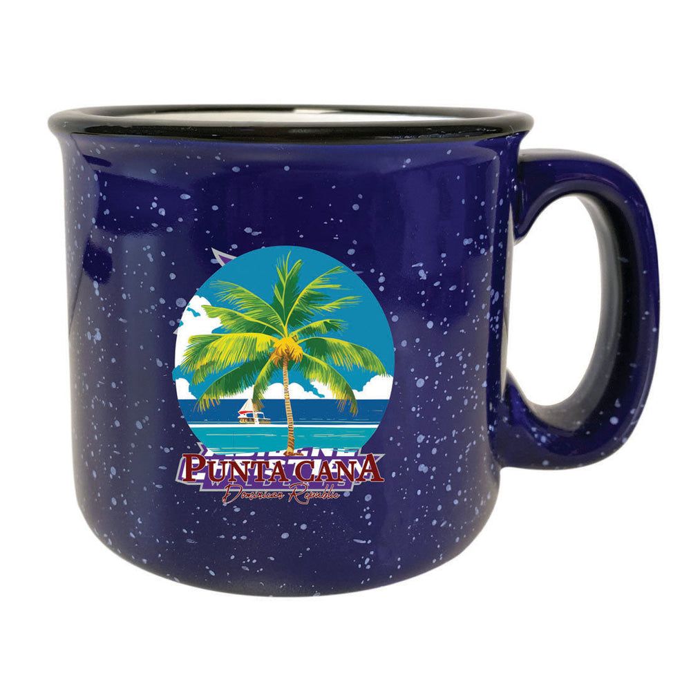 Punta Cana Dominican Republic Souvenir 16 oz Ceramic Camping Mug PALM Image 2