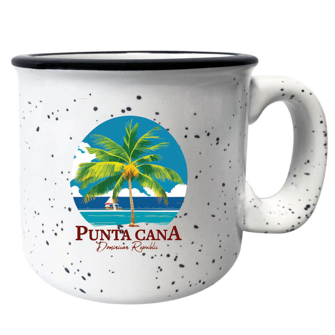 Punta Cana Dominican Republic Souvenir 16 oz Ceramic Camping Mug PALM Image 3