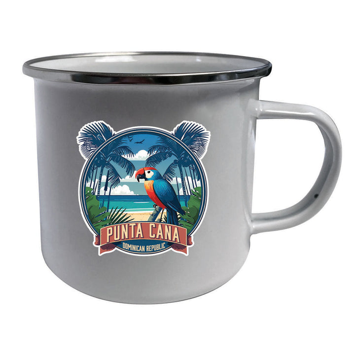 Punta Cana Dominican Republic Souvenir 12oz Tin Camper Coffee Mug Image 3