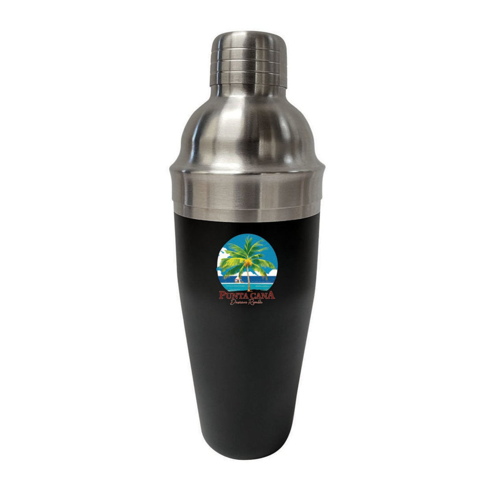 Punta Cana Dominican Republic Souvenir 24 oz Stainless Steel Cocktail Shaker Image 2