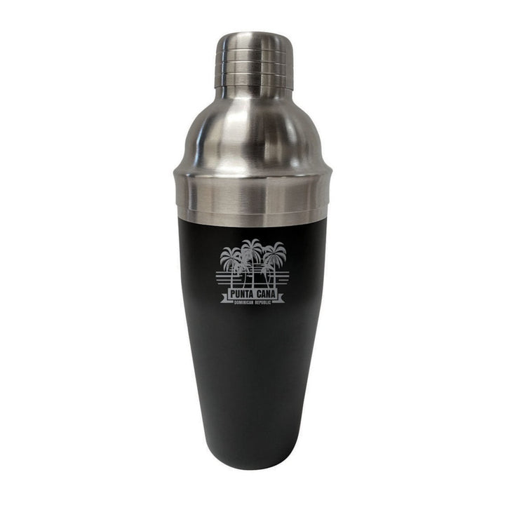 Punta Cana Dominican Republic Souvenir 24 oz Stainless Steel Cocktail Shaker Image 1