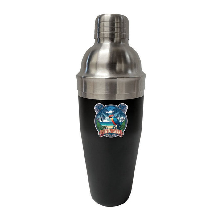 Punta Cana Dominican Republic Souvenir 24 oz Stainless Steel Cocktail Shaker Image 1