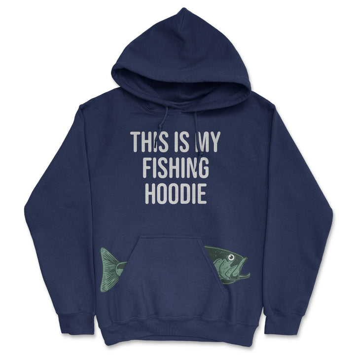 This Is My Fishing Hoodie Unisex Hooded Sweatshirt Funny Fishermen Sweater Image 1