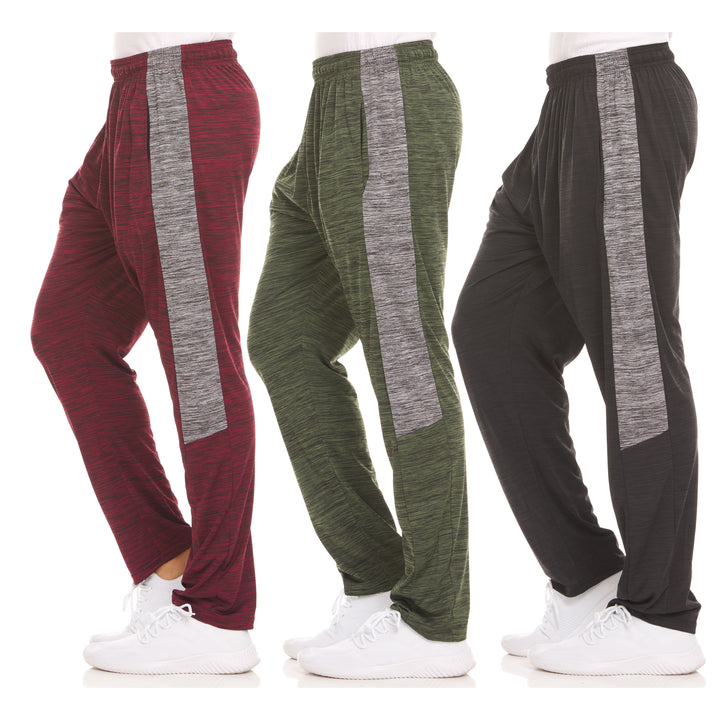 DARESAY Dry-Fit Sweatpants for Men 3 Packs Quick-Dry Comfortable Polyester Image 1