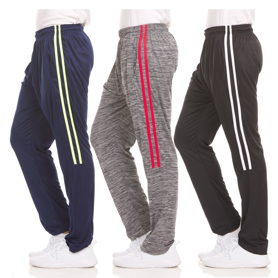 DARESAY Dry-Fit Sweatpants for Men 3 Packs Quick-Dry Comfortable Polyester Image 4