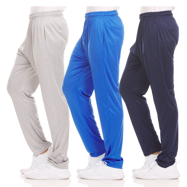 DARESAY Dry-Fit Sweatpants for Men 3 Packs Quick-Dry Comfortable Polyester Image 6