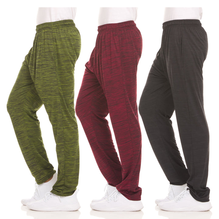 DARESAY Dry-Fit Sweatpants for Men 3 Packs Quick-Dry Comfortable Polyester Image 8