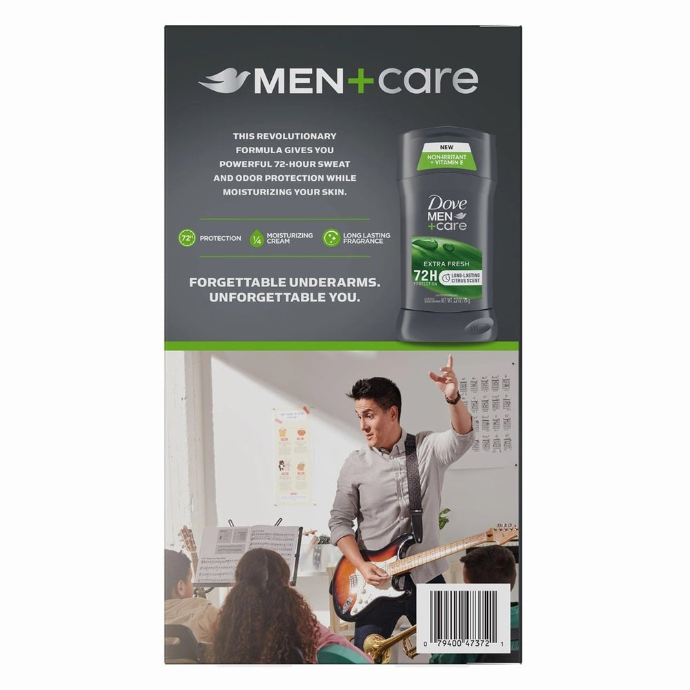 Dove Men+Care Antiperspirant Deodorant Extra Fresh 2.7 Ounce (Pack of 4) Image 2