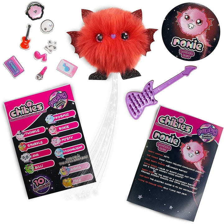 Chibies Boom Box Roxie Fluffy Lights to Beats Speaker Music Interactive Toy WOW! Stuff Image 3