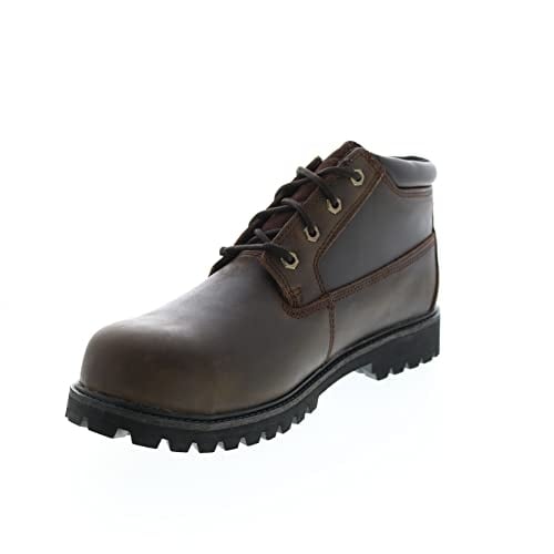 SKECHERS WORK Mens Trevok ST Steel Toe Waterproof Work Boot Brown - 200004-CDB 7-13 BROWN Image 6