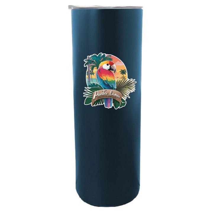 Punta Cana Dominican Republic Souvenir 20 oz Insulated Stainless Steel Skinny Tumbler Image 4