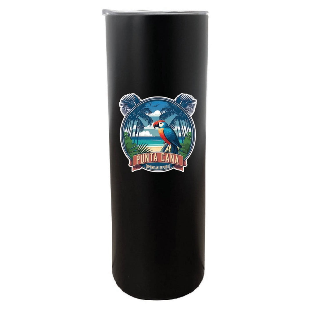 Punta Cana Dominican Republic Souvenir 20 oz Insulated Stainless Steel Skinny Tumbler Image 7