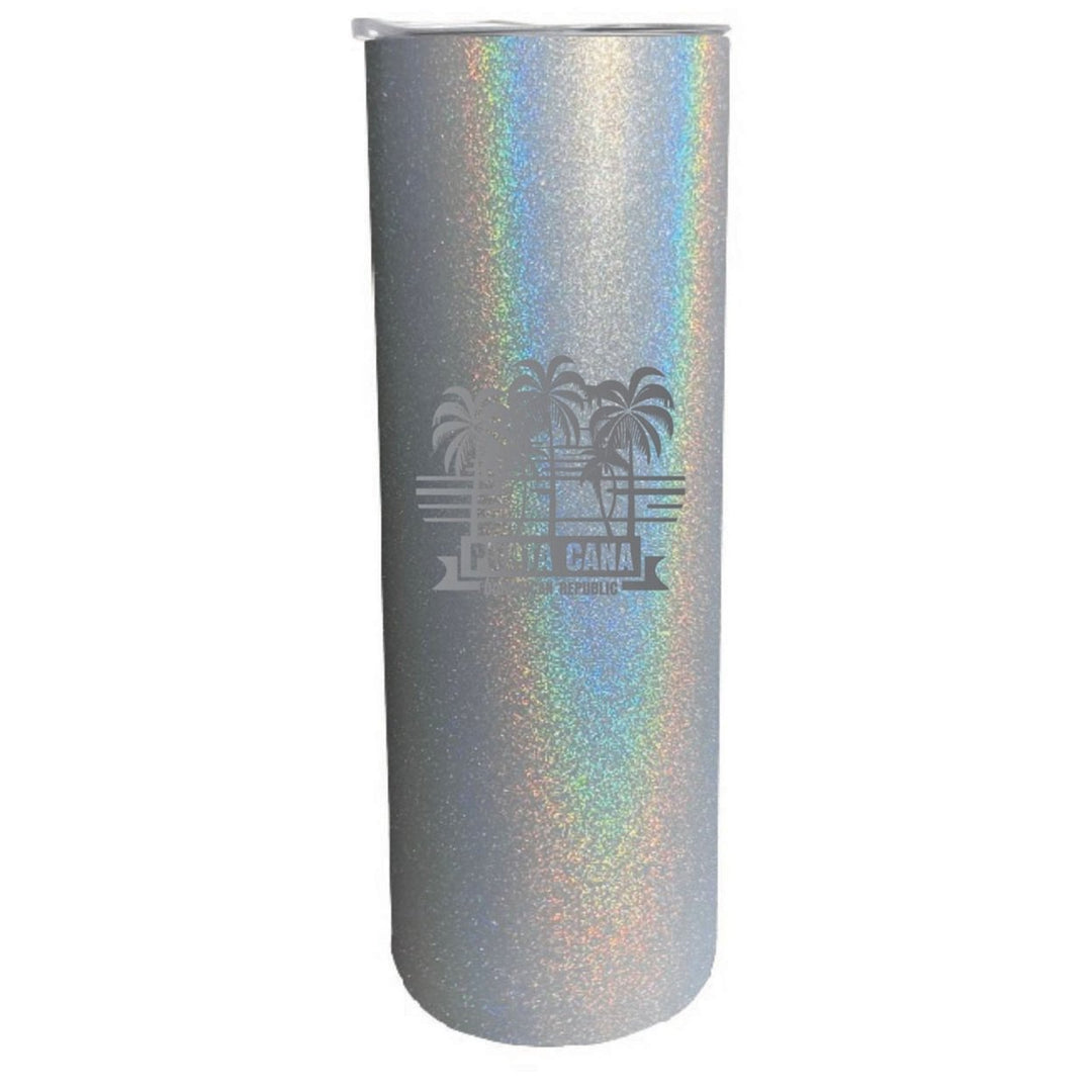 Punta Cana Dominican Republic Souvenir 20 oz Insulated Stainless Steel Skinny Tumbler Etched Image 1