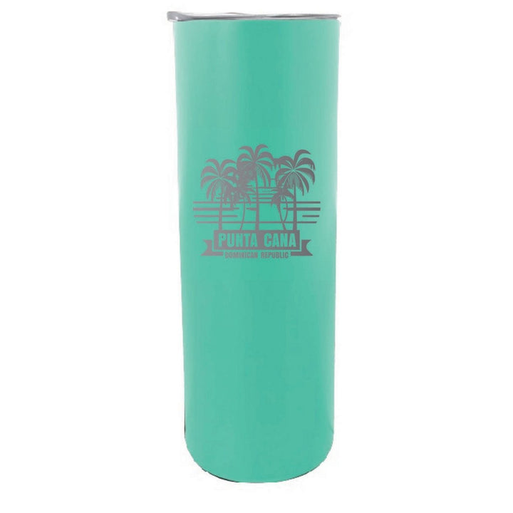 Punta Cana Dominican Republic Souvenir 20 oz Insulated Stainless Steel Skinny Tumbler Etched Image 8